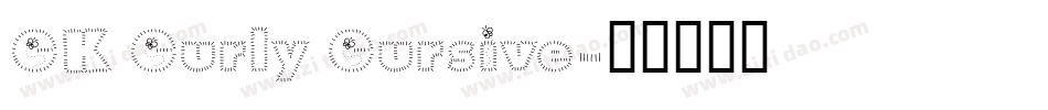 CK Curly Cursive字体转换